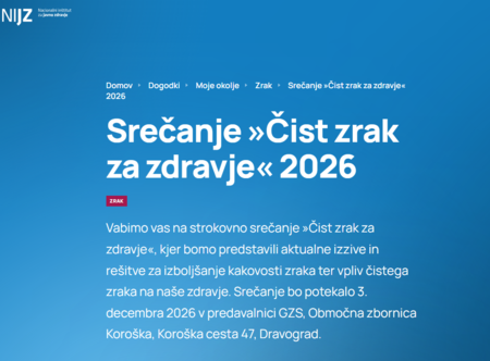 NIJZ zrak